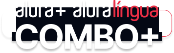 Combo do Alura+ e Alura Lingua
